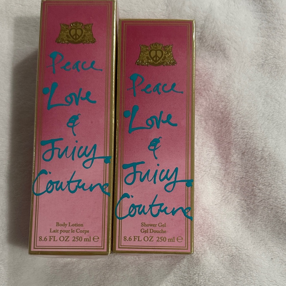 Juicy Couture Pink and Gold Body Care Duo